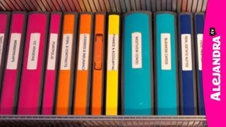Binder Organization  Best Binders & Dividers to Use for Home Office or School Papers