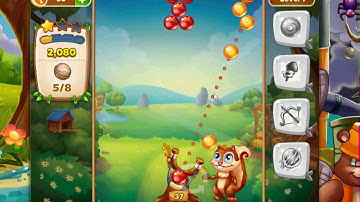 Forest Rescue Bubble Pop Level 1