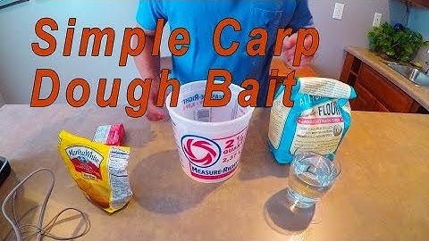Easy to Make Carp Dough Bait! (Simple and Cheap)