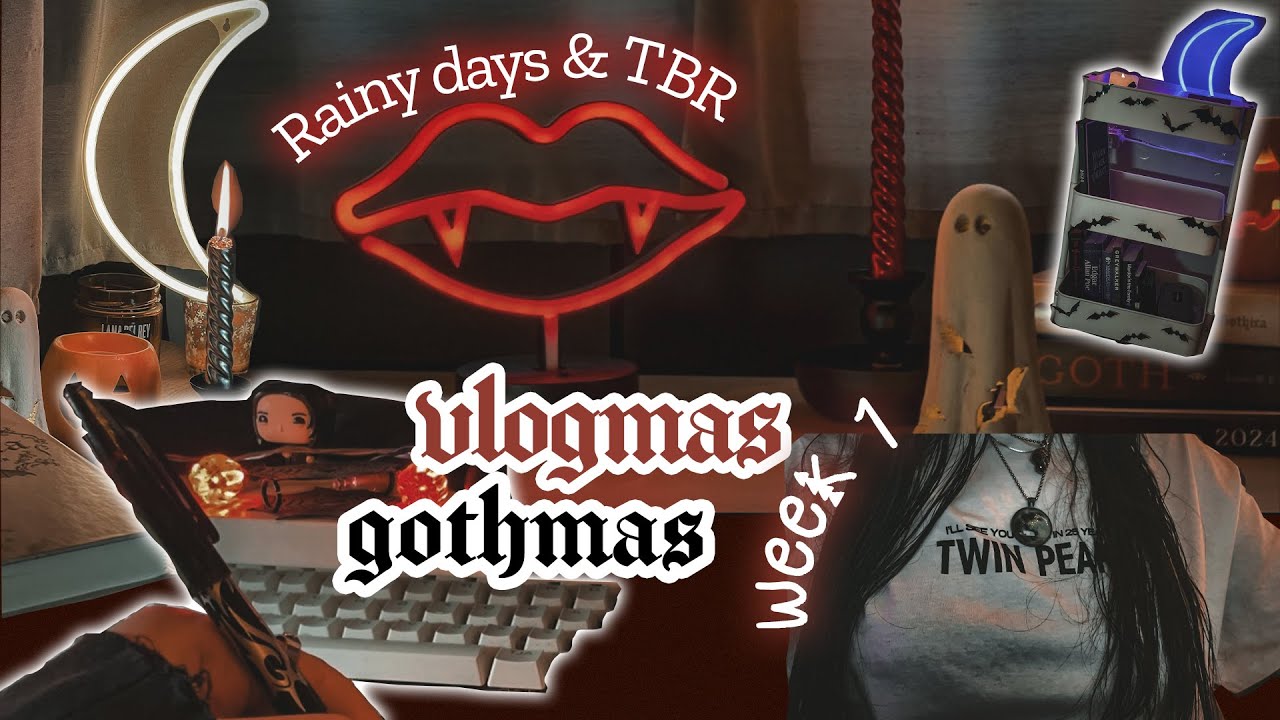 vlogmas week 1࣪  ˚☽˚.⋆ || transforming my book trolley & december tbr