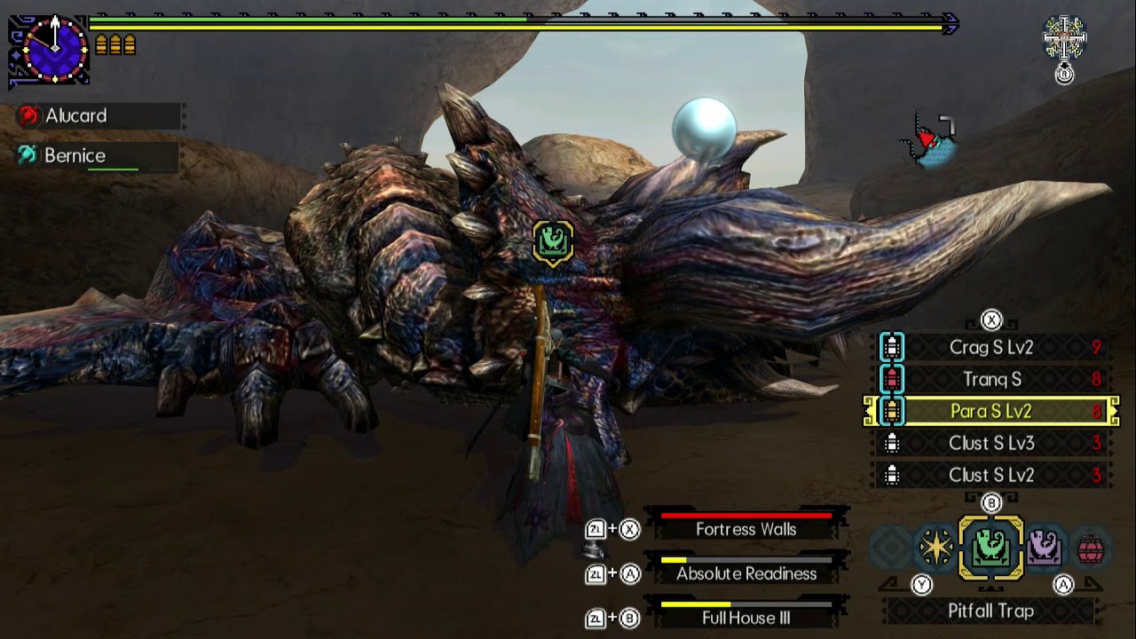 MHGU Bloodbath Diablos Status LBG Duo