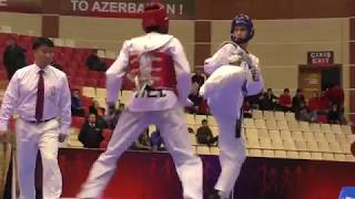 Azerbaijan vs Belgium.  Male. World Taekwondo World Cup Team Championships, Baku-2016.