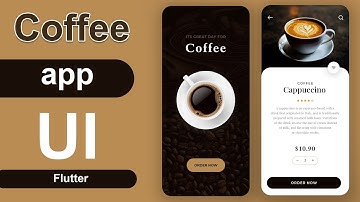 Flutter Coffee shop App UI | speed code | flutter tutorial