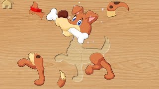 Baby Puzzles Game for Kids, Animal Puzzles (Cat, Dog, Cow, Goat, Rabbit, Horse, Sheep, Donkey) screenshot 5