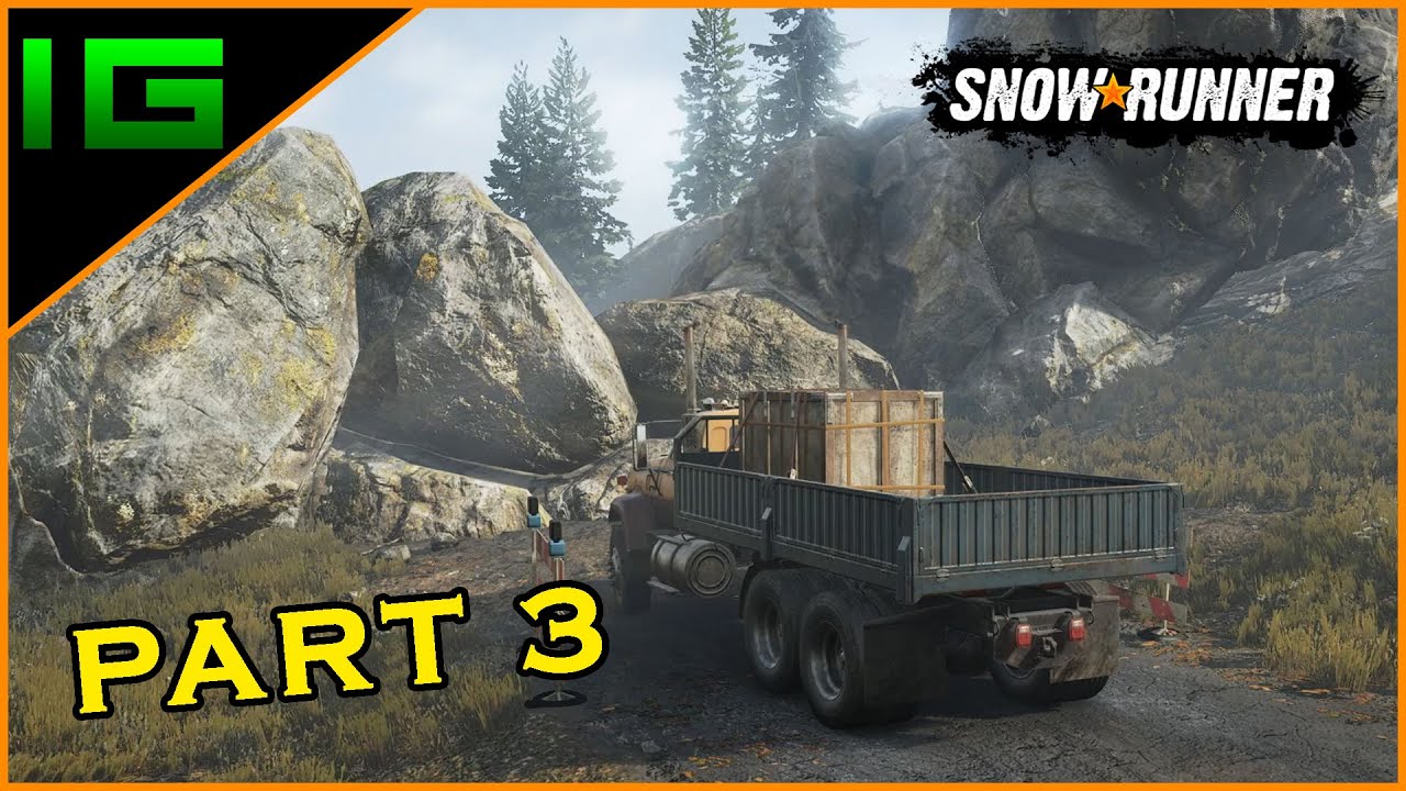 Clearing out the road | SNOWRUNNER Gameplay Walkthrough - Day 3 - YouTube