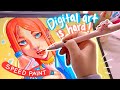 Digital Art Is HARD! Speedpaint + Voiceover ”Stay Hydrated”🧃