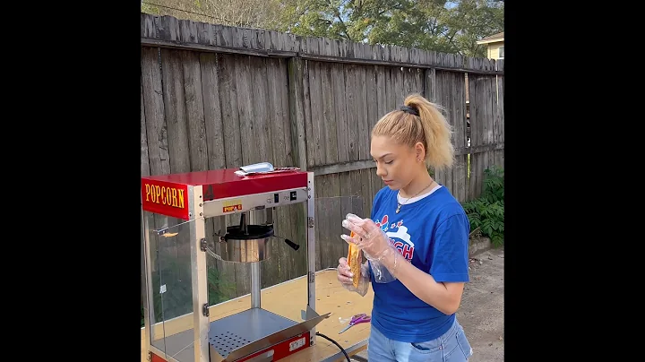 How to Operate Your Popcorn Machine Rental from Sky High Party Rentals.