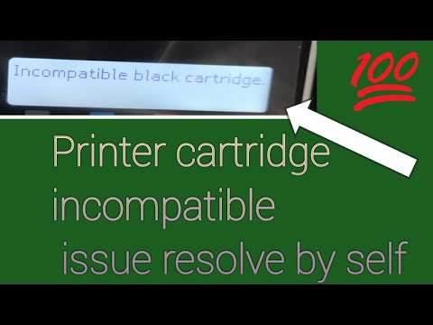 Incompatible black cartridge issue in HP Laserjet Pro MFP M126 nw printer