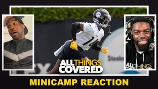 Patrick Peterson reacts to Steelers minicamp including Cory Trice, Joey Porter Jr. and WR room