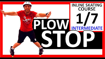 TUTORIAL: How to PLOW STOP ( #1/7 COURSE ) safe STOP on Inline Skates / How to stop on rollerblades