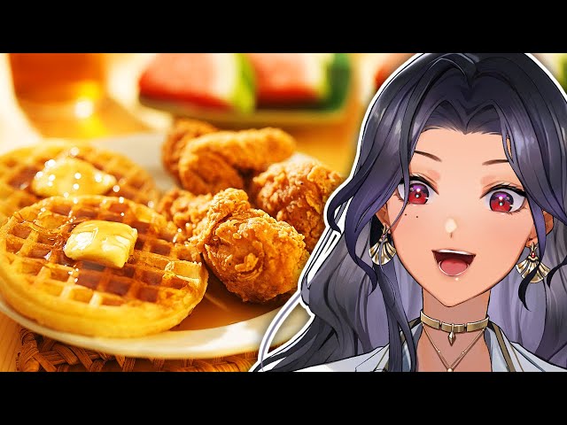 HANDCAM: CHICKEN AND WAFFLES 🍗🧇💖のサムネイル