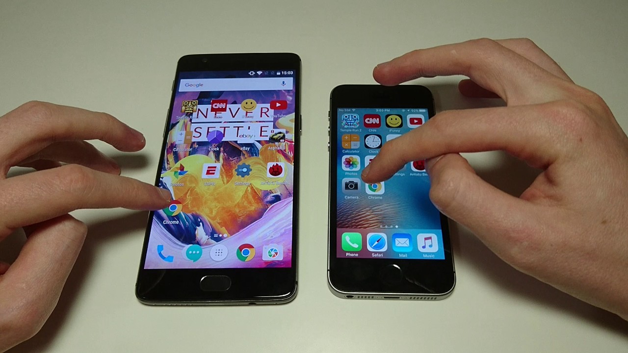 Oneplus x vs iphone se