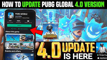How To Update Pubg Global 4.0 Version | How To Update Pubg Mobile 4.0