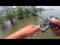 Jig fishing Lake Eufaula