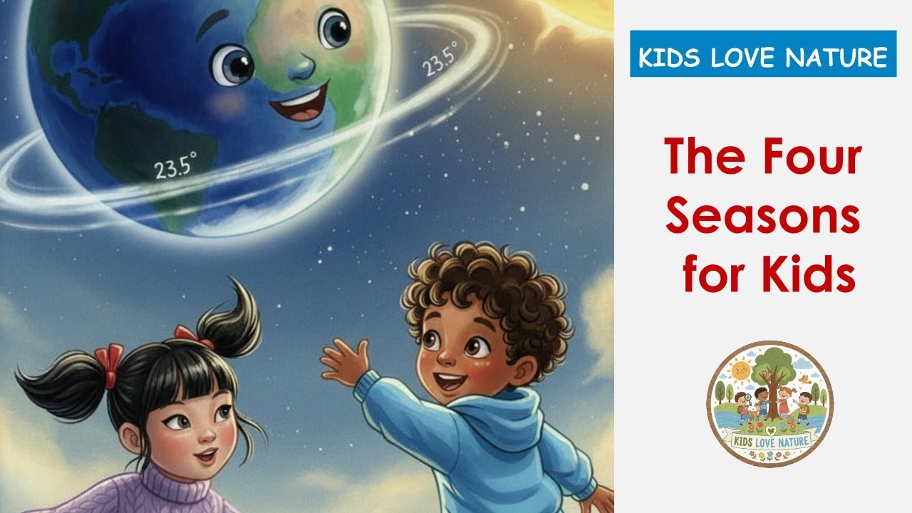 The Four Seasons for Kids! 🌸☀️🍂❄️ | Why Seasons Change | Learning Story for Kindergarten