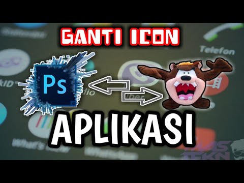 WOW BEGINI CARA GANTI ICON  APLIKASI LAPTOP  VIRAL 