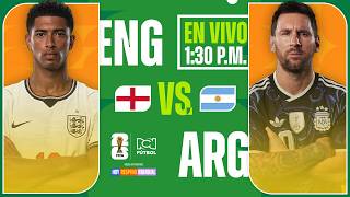 Inglaterra VS. Argentina | EN VIVO HOY | Copa Mundial 2026 ⚽ - Semifinal | Canal RCN
