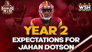 Jahan Dotson is The MOST TALENTED WR on the Washington Commanders! Year 2 Expectations. 1000 Yards?!