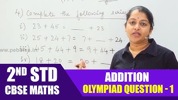 Addition - Olympiad Question - 1 | CBSE | 2nd standard CBSE Maths olympiad | Olympiad