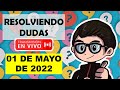 Soy Docente: RESOLVIENDO DUDAS EN VIVO (08 DE MAYO DE 2022)