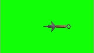 Minato Kunai(Green screen)