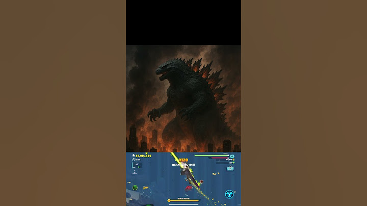 #godzilla when the fish piss him off