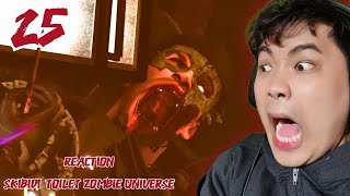 Skibidi Toilet Reaction skibidi toilet zombie universe 25 ( New Virus) พี่สามกลายเป็นซอมบี้