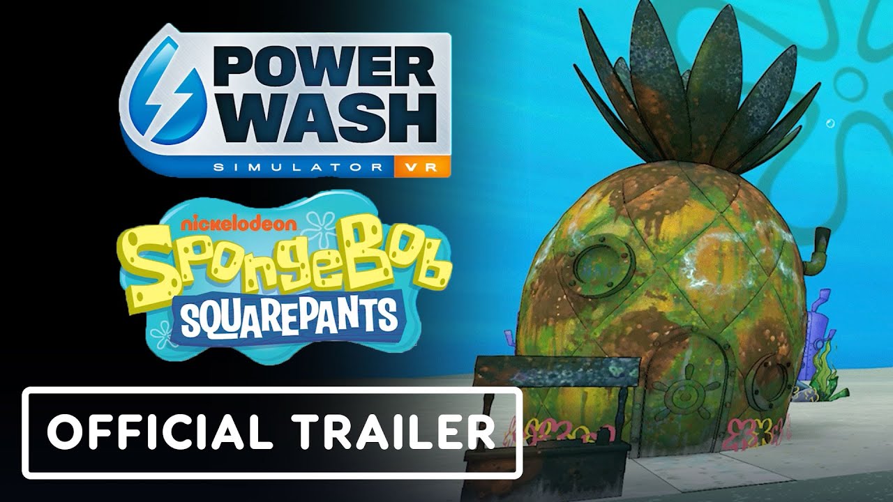 PowerWash Simulator VR x SpongeBob SquarePants – Official Special Pack Teaser Trailer
