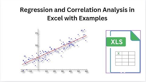Regression and Correlation Analysis in Excel with Examples
