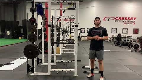 Barbell Anterior Loaded Bulgarian Split-Squat from Pins