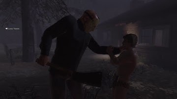 Friday The 13th Game (part 4 jason gameplay + Jarvis House)