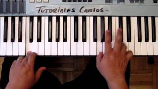 Video voorbeeld van "Los muros Caeran Miel san Marcos - Tutorial Piano Carlos"