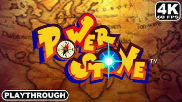 Power Stone (Dreamcast Gameplay / Playthrough / No Commentary / 4K 60fps)