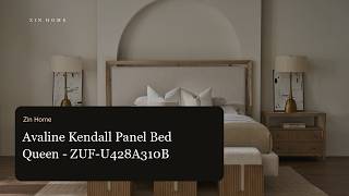 Avaline Kendall Panel Bed Queen - ZUF-U428A310B | Zin Home
