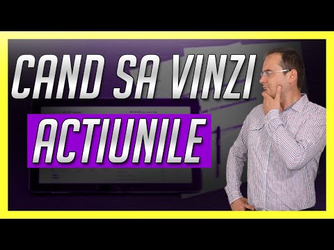 Cand sa vinzi actiunile unei companii?