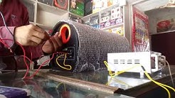 How to car audio systrm basstube canec 