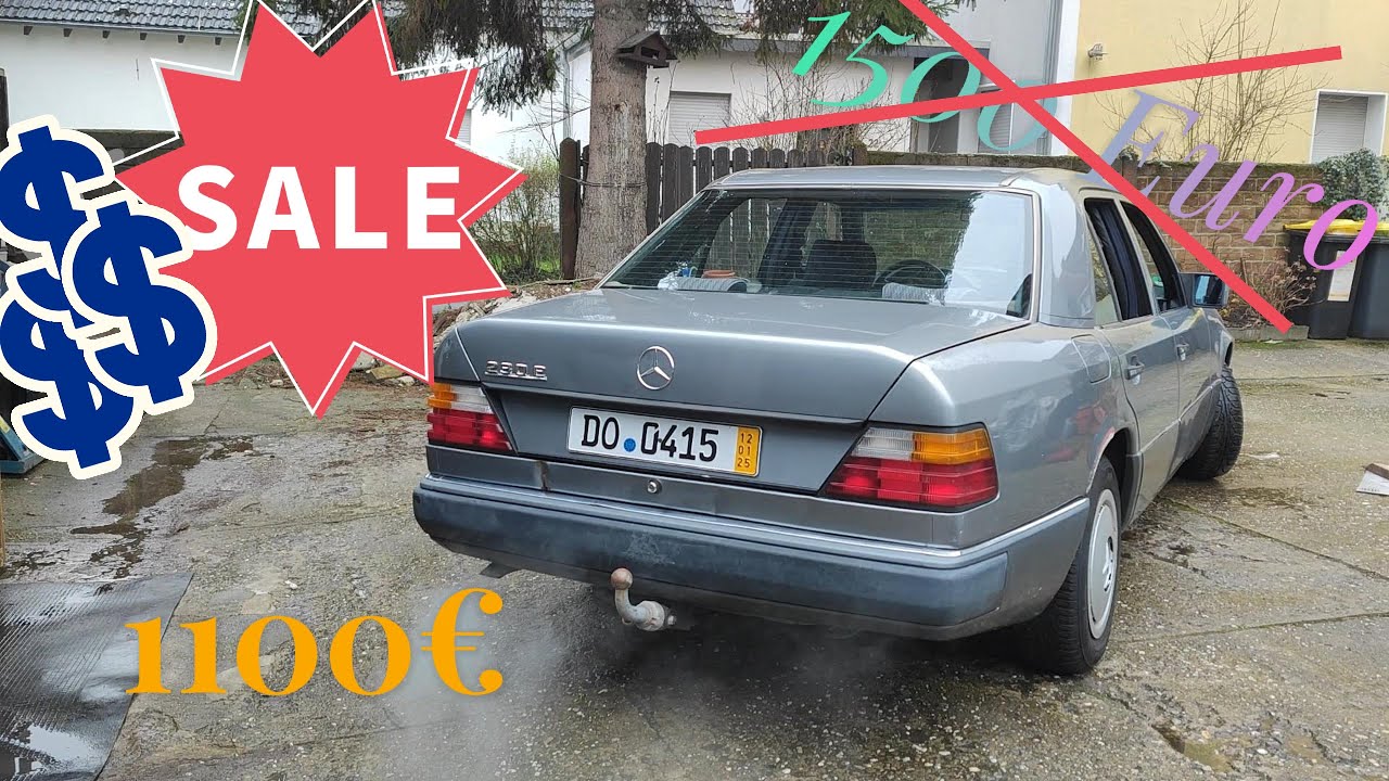 شريت مرسيدس W124 بـ1100 يورو – شنو كاين فيها بصح؟!