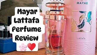 🌸Mayar by Lattafa Perfume Review 🌸 Omg so goid!❤ #fragrance #perfume #lattafamayar #lattafa
