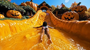 【AI ASMR】Which Waterslide would you like to ride 🛝Super Satisfying ASMR Magical Waterslides part 7