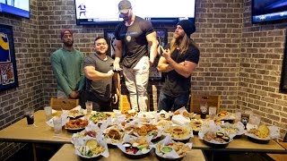 ORDERED EVERYTHING ON THE MENU AT BUFFALO WILD WINGS