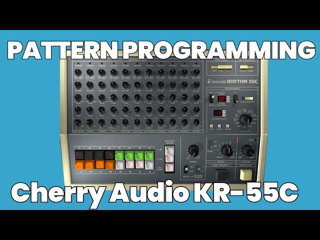 Easy Cherry Audio Rhythm 55C Preset Creation | Korg KR-55 - YouTube