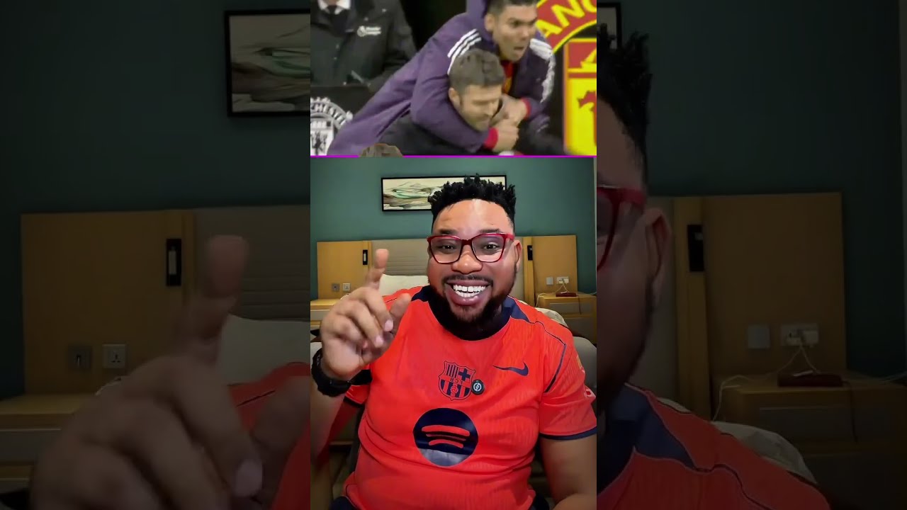 Micheal Carrick seems to have won the heart of the Manchester United player Casemiro Jumping on Carr