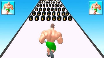 MAX LEVEL Muscle Rush - Gameplay Walkthrough(40-69) - Android, iOS