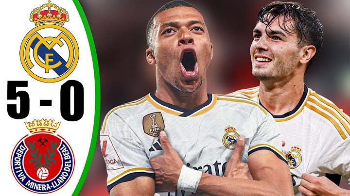 Real Madrid Vs Deportiva Minera 5-0 All Goals HD اهداف مباراة ريال مدريد وديبورتيفا مينيرا 5-0 اليوم