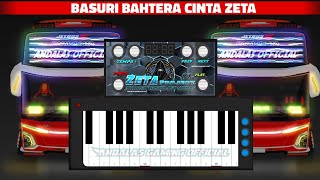 Telolet Basuri Bahtera Cinta Modul Zeta 18 Not Versi Pianika || Basuri Pianika