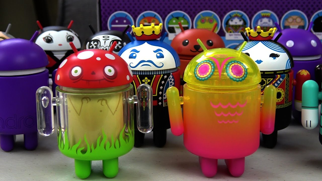 Android Mini Series 02 Collectible Vinyl figur Blind Box By Google Neu 
