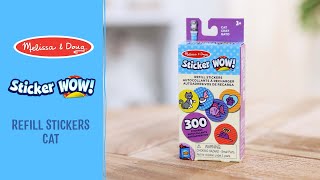 Melissa & Doug Sticker WOW!® Refill Stickers - Cat