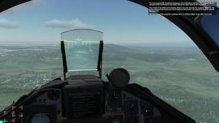 DCS: AJS-37 Viggen. Basic navigation (and landing) training