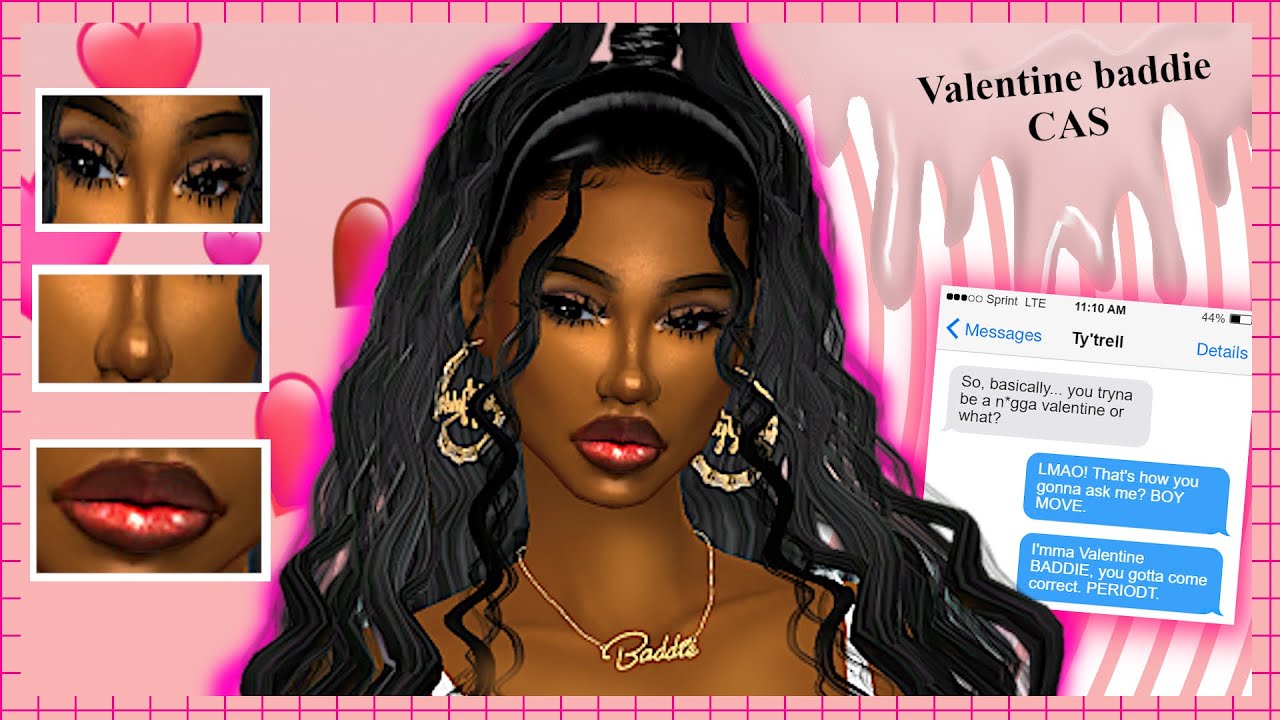 💓Valentine Vixen😻 The Sims 4 CAS+ CC Folder & Sim Download YouTube
