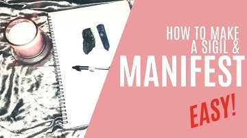 HOW TO MAKE A SIGIL (for beginners EASY manifestation!)